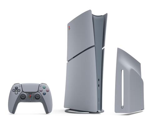 Consola PlayStation 5 Slim (PS5) Digital Edition - 30th Anniversary Limited Edition Bundle, 1 TB (Gri)