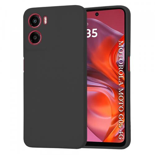 Husa pentru Motorola Moto E15 / G05, Techsuit, SoftFlex, Neagra