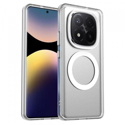 Husa MagSafe pentru Xiaomi Redmi Note 14 Pro+ 5G, Techsuit, CandyCase, Alba