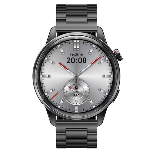 Smartwatch Realme Watch S2, Ecran AMOLED 1.43inch, Peste 150 fete de ceas, Apel Bluetooth, Monitorizare sanatate, IP68 (Gri)