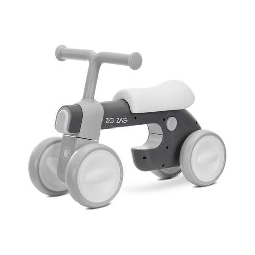 Bicicleta de echilibru Lorelli Zig Zag, 12-36 luni, scaun reglabil 2 pozitii, lumini si muzica, Gri