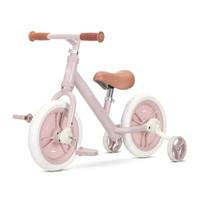 Bicicleta de tranzitie 2in1 Lorelli Energy, cu pedale si roti auxiliare, 2-5 Ani, Roz