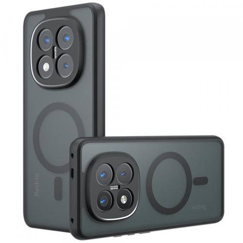 Husa MagSafe pentru Xiaomi Poco X7 / Note 14 Pro 5G, Techsuit, PureFrost (Negru)