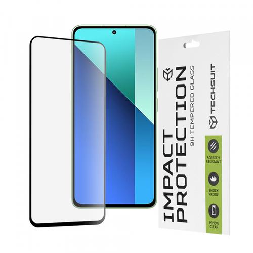 Folie de protectie Ecran Techsuit pentru Xiaomi Redmi Note 13 4G, Sticla Securizata, Full Glue, 111D