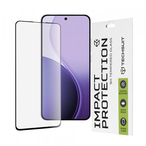 Folie de protectie Ecran Techsuit pentru Oppo Reno14 F, Sticla Securizata, Full Glue, 111D
