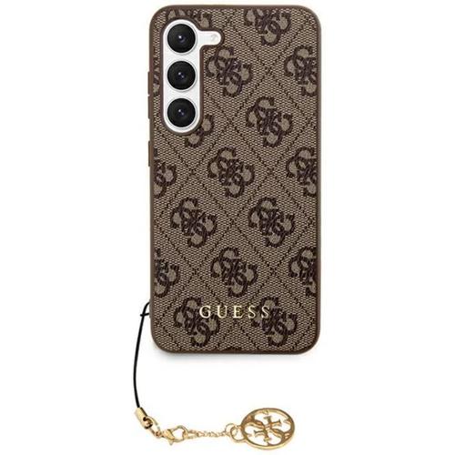 Guess Husa 4G Charms Samsung Galaxy S24 Maro