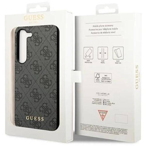 Guess Husa 4G Charms Samsung Galaxy S24 Plus Gri
