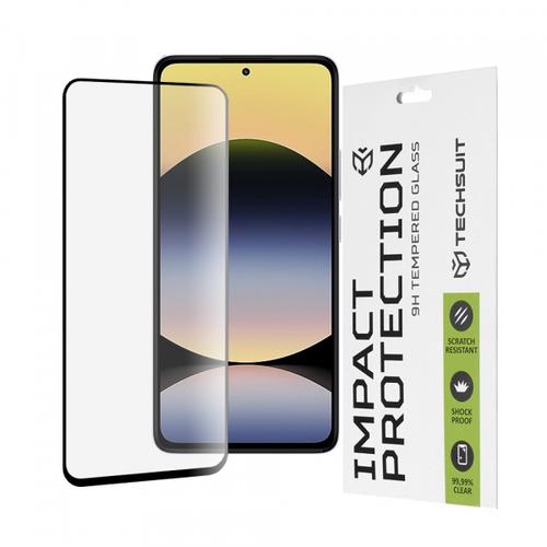Folie de protectie Ecran Techsuit pentru Xiaomi Redmi Note 14 4G (Regional) / Note 14 5G, Sticla Securizata, Full Glue, 111D