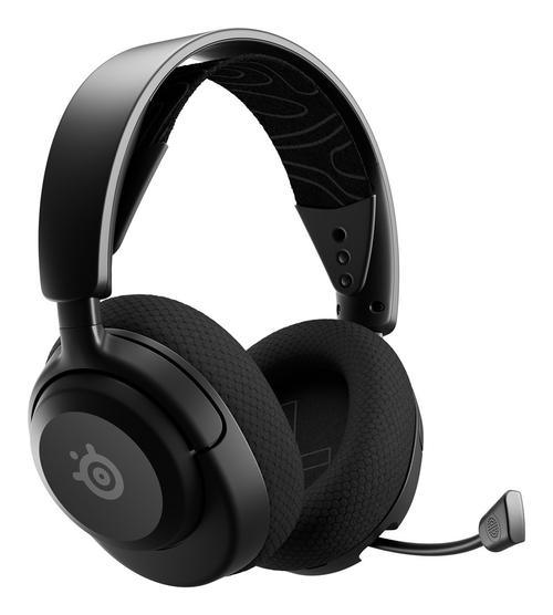 Casti Gaming SteelSeries Arctis Nova 5, pentru PC/PS4|5, Switch, Mobile, Mac, Oculus Quest 2, USB/Wireless/Bluetooth, drivere 40 mm, microfon retractabil Arctis ClearCast Gen2, Bidirectional Noise Canceling, autonomie pana la 60 ore (Negru) Casti Gaming SteelSeries Arctis Nova 5, pentru PC/PS4|5, Switch, Mobile, Mac, Oculus Quest 2, USB/Wireless/Bluetooth, drivere 40 mm, microfon retractabil Arctis ClearCast Gen2, Bidirectional Noise Canceling, autonomie pana la 60 ore (Negru)
