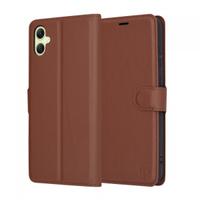 Husa pentru Samsung Galaxy A05 A055, Techsuit, Leather Folio, Maro