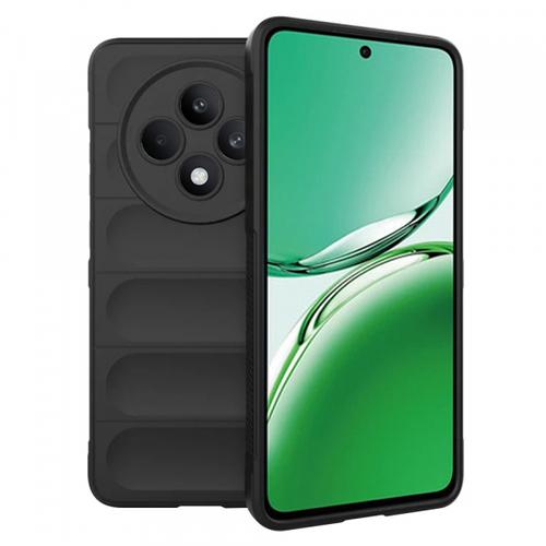 Husa pentru Oppo Reno12 FS 5G / Reno12 FS 4G / Reno12 F 4G / Reno12 F, Techsuit, Magic Shield, Neagra