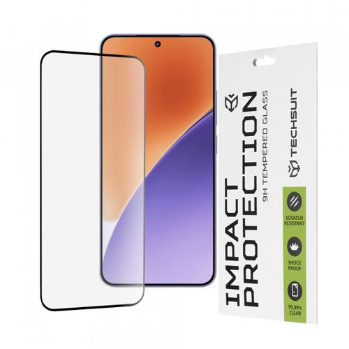 Folie de protectie Ecran Techsuit pentru Xiaomi 15, Sticla Securizata, Full Glue, 111D
