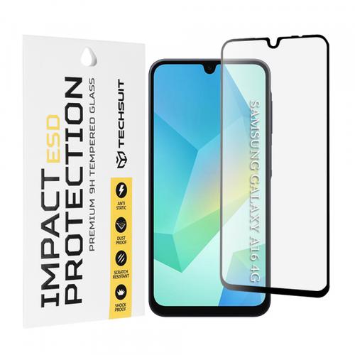 Folie de protectie Ecran Techsuit pentru Samsung Galaxy A16 5G A166 / A16 4G A165, Sticla Securizata, Full Glue