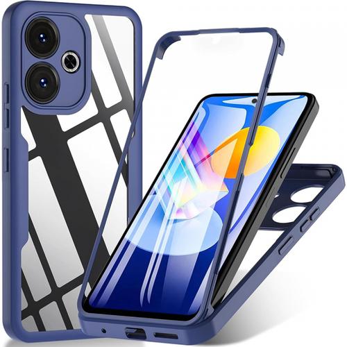 Husa pentru Xiaomi Poco M6 4G / Redmi 13, Techsuit, ColorVerse 360, Albastra