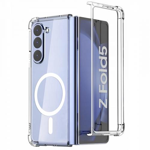 Husa MagSafe pentru Samsung Galaxy Z Fold5 F946, Techsuit, Shockproof, Transparenta