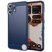 Husa pentru Nothing CMF Phone 2 Pro, Techsuit, Carbon, Albastra