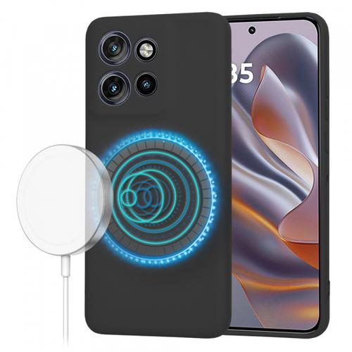 Husa MagSafe pentru Motorola ThinkPhone 25 / Edge 50 Neo, Techsuit, SoftFlex, Neagra