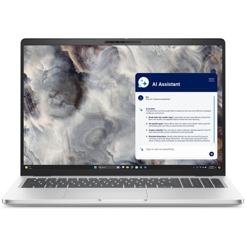 Laptop Dell Pro 16 Plus PB16255 (Procesor AMD Ryzen AI 5 PRO 340 (16M Cache, up to 4.80 GHz), 16inch FHD+, 16GB DDR5, 512GB SSD, AMD Radeon 840M, Windows 11 Pro, Argintiu)