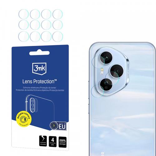 Folie de protectie Camera Spate 3MK Protection pentru Honor 400 Pro, Sticla Securizata, Set 4 bucati
