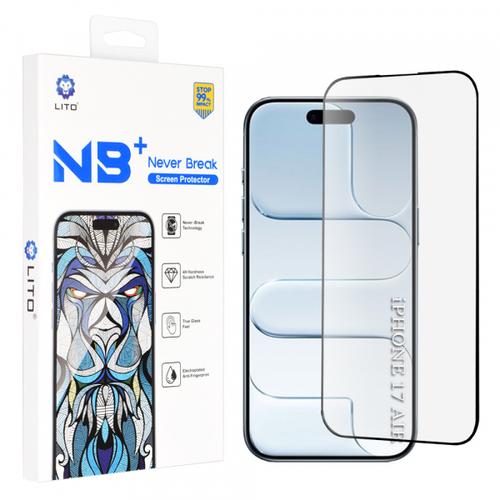 Folie de protectie Ecran Lito NB pentru Apple iPhone 17 Air, Sticla Securizata, Full Glue