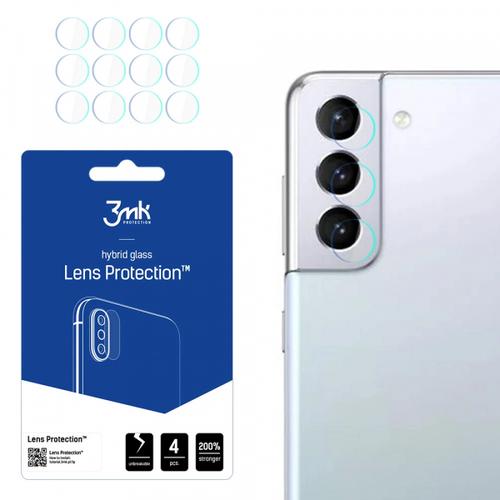 Folie de protectie Camera Spate 3MK Protection pentru Samsung Galaxy S22 5G S901, Sticla Securizata, Set 4 bucati