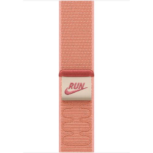 Curea Smartwatch Apple MGD54ZM/A pentru Watch 46mm, Nike Sport Loop (Roz)