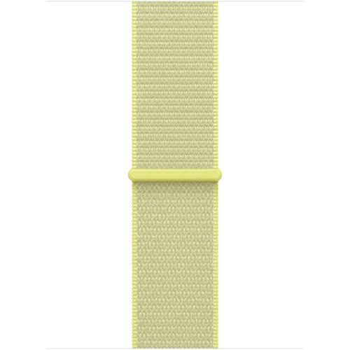Curea Smartwatch Apple MFF94ZM/A pentru Watch 40mm, Sport Loop (Galben)