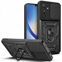 Husa pentru Samsung Galaxy A34 A346, Techsuit, CamShield, Neagra