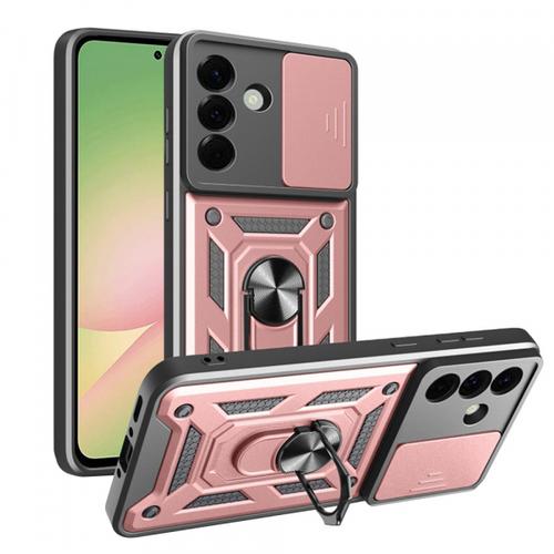Husa pentru Samsung Galaxy A56 A566, Techsuit, CamShield, Roz