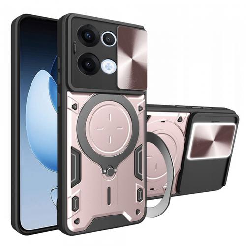 Husa pentru Oppo Reno13, Techsuit, CamGuard Pro, Roz Aurie