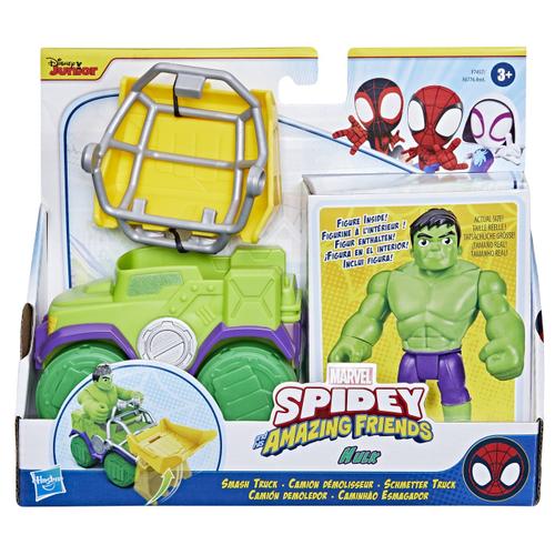 Set de joaca Spidey and his Amazing Friends - Figurina si accesoriu, Hulk