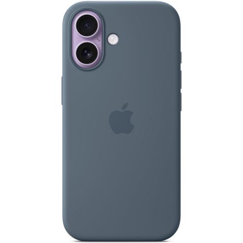 Husa de protectie spate Apple Silicone Case MGEW4ZM/A cu MagSafe pentru iPhone 17 (Albastru)