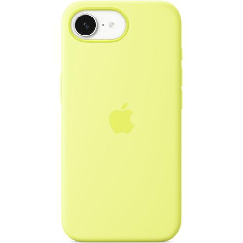 Husa de protectie spate Apple Silicone Case MGYW4ZM/A pentru iPhone 16e (Galben)