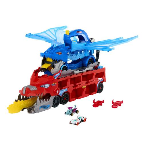 Set de joaca Hot Wheels City - Ultimate Dual Dragon Transporter