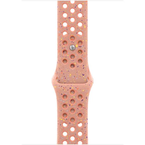 Curea Smartwatch Apple MGC74ZM/A pentru Watch 46mm, Nike Sport Band, M/L (Roz)