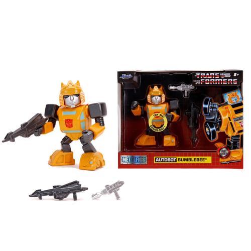 Figurina metalica Jada Toys  Transformers Bumblebee, 10 cm Figurina metalica Jada Toys  Transformers Bumblebee, 10 cm