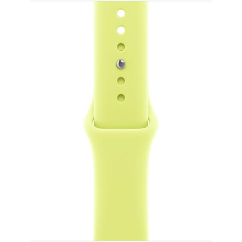 Curea Smartwatch Apple MFFU4ZM/A pentru Watch 40mm, Sport Band - M/L (Galben)