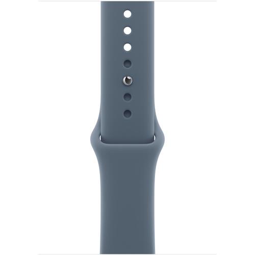 Curea Smartwatch Apple MFGY4ZM/A pentru Watch 46mm, Sport Band - M/L (Albastru)
