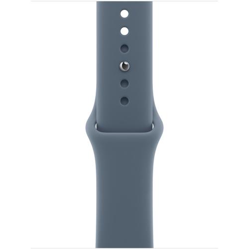 Curea Smartwatch Apple MFFV4ZM/A pentru Watch 40mm, Sport Band - S/M (Albastru)