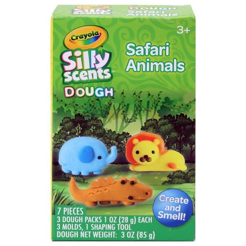 Mini set activitati cu plastilina si forme Silly animale din Safari CRYA1-2596-2200