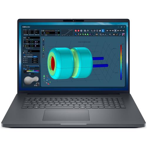 Laptop Dell Pro Max 18 Plus MB18250 (Procesor Intel® Core™ Ultra 9 285HX (30M Cache, up to 5.50 GHz) 18inch QHD+, 64GB DDR5 CSODIMM, 1TB SSD, NVIDIA RTX PRO 3000 Blackwell @12GB, Win 11 Pro, Gri)