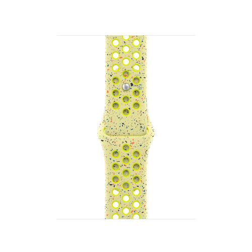 Curea Smartwatch Apple MG9W4ZM/A pentru Watch 40mm, Volt Splash Nike Sport Band, M/L (Galben)