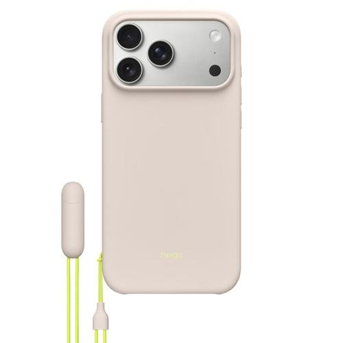 Husa Protectie Spate Apple Beats MGTQ4LL/A pentru iPhone 17 Pro Max, Kickstand Case, MagSafe si Camera Control (Bej)