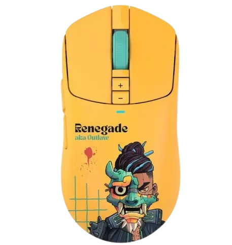 Mouse Gaming A4Tech Bloody R72 Ultra Renegade Sunset, RGB LED, Wired, Wireless 2.4Ghz (Galben)