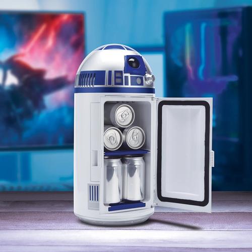 Mini Frigider Ukonic Star Wars R2D2, 4.5 L, Lumini Rosu/Albastru (Albastru/Alb) Mini Frigider Ukonic Star Wars R2D2, 4.5 L, Lumini Rosu/Albastru (Albastru/Alb)