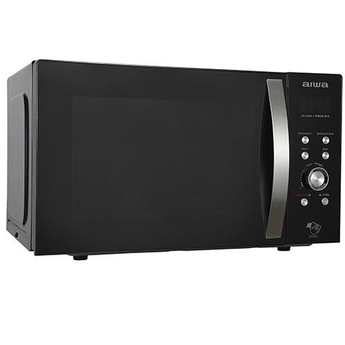 Cuptor cu microunde Aiwa MW-230DG/BK, 23 L, 800W/1000W Grill, 8 programe + Defrost, Child lock (Negru)