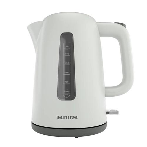 Fierbator electric Aiwa AKT-2000, 2200W, 1.7 litri, baza rotativa 360º, Oprire Automata Strix (Alb)