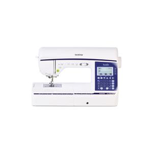 Masina de cusut si quilting Brother Innov-is NV1850Q, 232 cusaturi integrate, Ecran LCD, 5 fonturi monograme, Tastatura cu senzor, Senzor ICAPS, Control electronic viteza, Lumina LED (Alb)
