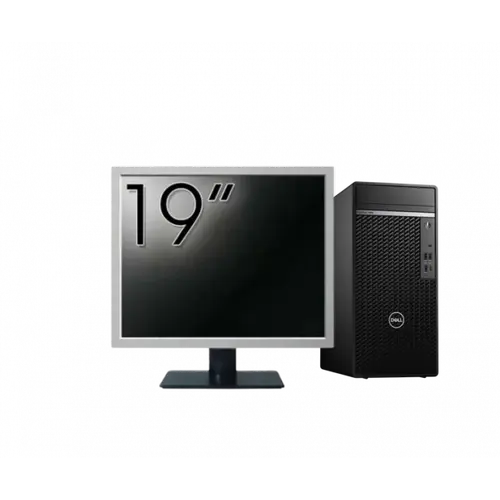 Calculator Refurbished DELL OptiPlex 7080 Tower, Intel Core i5-10500 3.10 - 4.50GHz, 8GB DDR4, 256GB SSD + Monitor 19inch