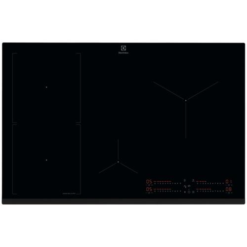 Plita incorporabila Electrolux EIS87453, Inductie, 4 zone de gatit, Booster, SenseBoil, Concetivitate hota, Timer, 60 cm (Negru)
